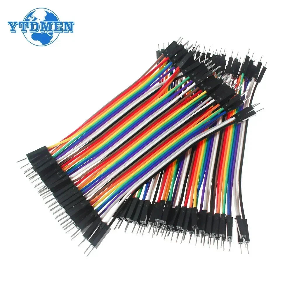 Dupont Line 10/15/20CM 40Pin Male To Male + Male To Female and Female To Female Jumper Wire Dupont Cable for Arduino DIY KIT