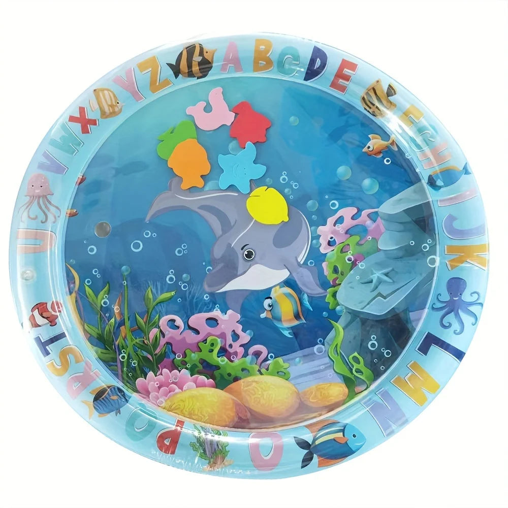 Novel PVC Round Baby Water Play Mat Large Area Baby Water Playing Mat Kids Playing Pad