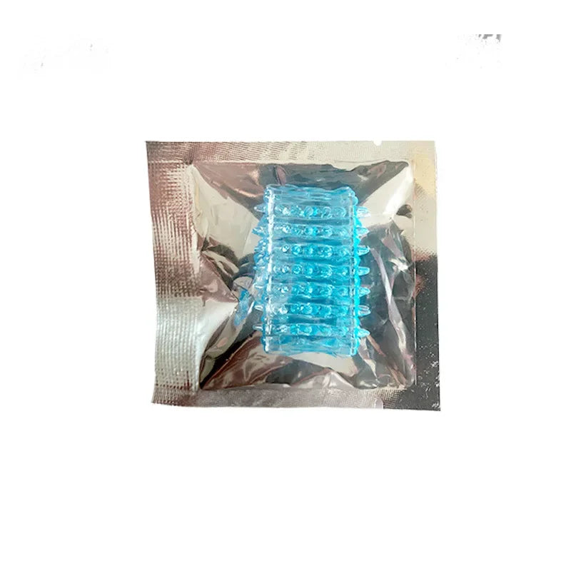 Male Silicone Penis Sleeve 1 Pcs Cock Ring Extender Men Ejaculation Lock Delayed G-spot Massage Reusable Adult Sex Product