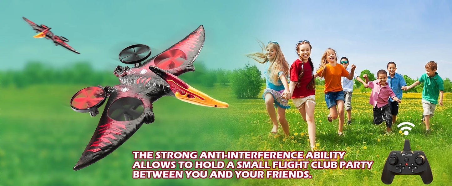 L0712 RC Plane 2.4G Remote Control Aircraft Gravity Sensing Aircraft Glider with Light EPP Foam Fighters for Boys Children