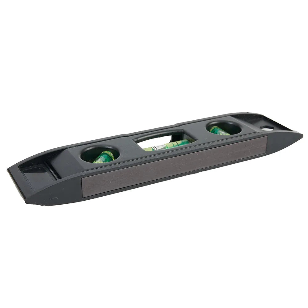 Horizontal Ruler 3 Bubble Spirit Level Magnetic ABS Shell Mini Pocket Portable Spirit Level Tool Measure Tool Machinery Leveller