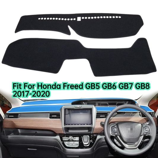 Car Dashboard Cover Mats Fit For Honda Freed GB5 GB6 GB7 GB8 2017-2020 Sun Shade Avoid Light Pads Instrument Panel Carpets