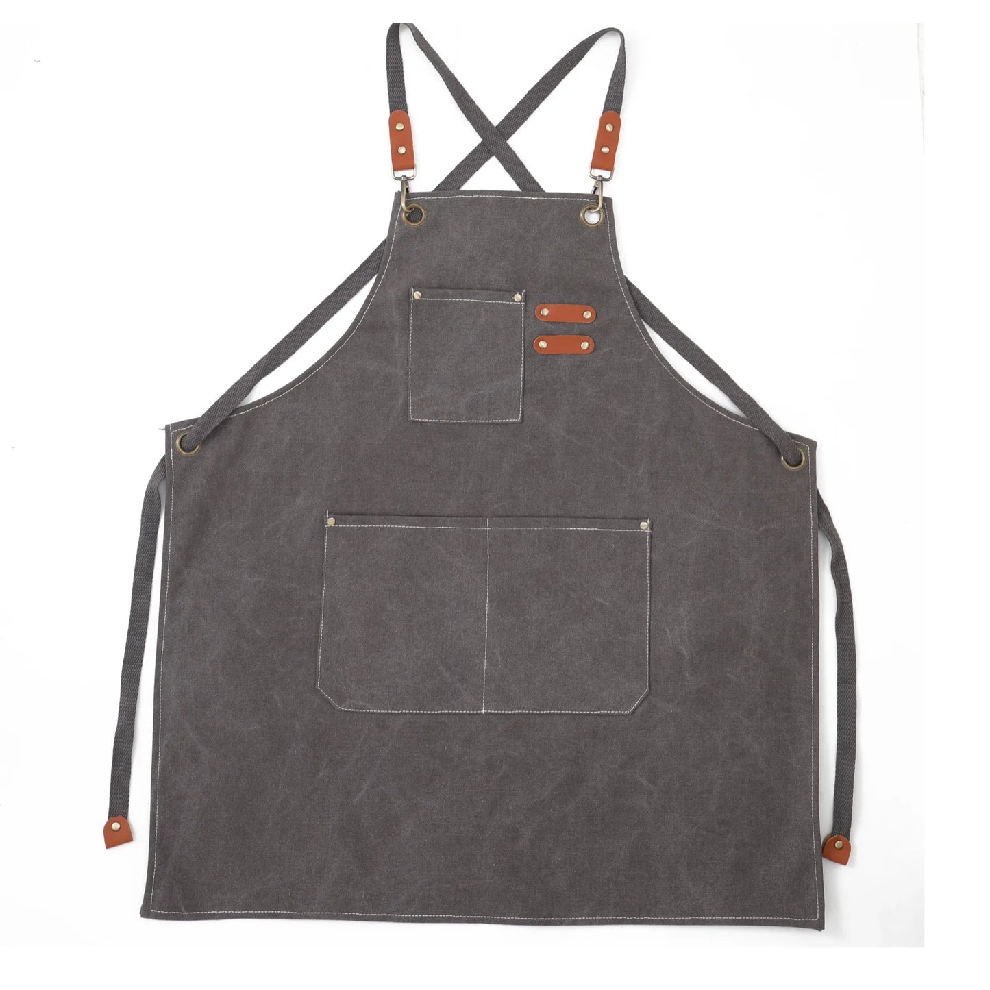 Kids Thick Canvas Denim Bib Apron Children Outdoor Kitchen Art Apron Cooking Workshop Heavy Work Apron Fabric Work Kindergarten