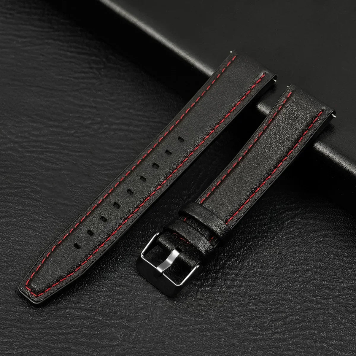 22mm 20mm Leather Strap For HUAWEI WATCH GT 4 46mm 4Pro GT3/2 Pro 42mm Soft Band For Samsung Galaxy Watch 7/6/5/4 40mm Wristband