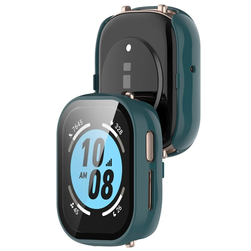 Tempered Glass + PC Cover for Honor Watch 4 5 Full Coverage Protective Bumper Case for Honor Watch4 Screen Protector Accessories