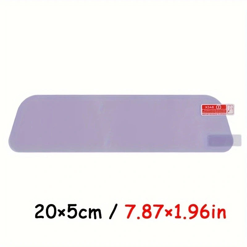 Anti-glare Car Interior Mirror Film Rearview Mirror Anti Fog Film Auto Night Reversing Glare Protection Sticker Accessories