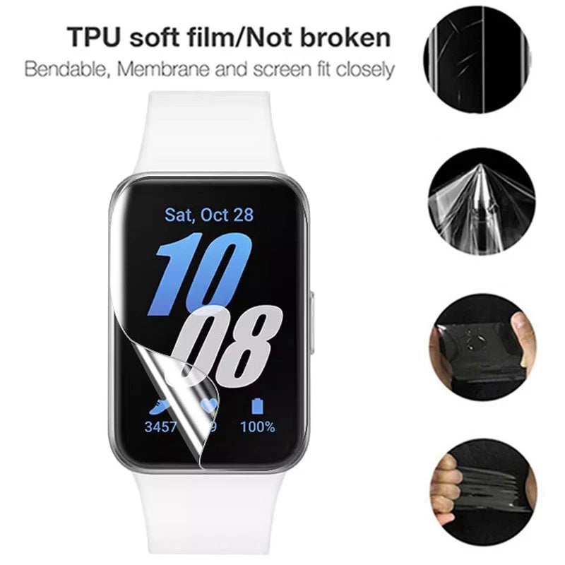 5PCS Hydrogel Film For Samsung Galaxy Fit 3 HD Screen Protector Anti-scratch Protective Film for Samsung Galaxy Fit3 Not Glass