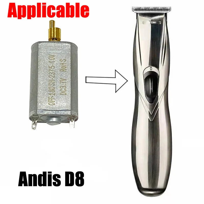 Compatible with Andis D8 Hair Clipper Motors, Professional Hair Clipper Engines, Push Shear Motors, Trimmer Rotors, Accessories