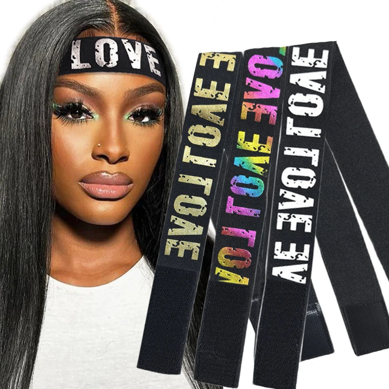 3pcs Elastic Band for Wig Edges Wrap Wig Band Lace Melting Band to Lay Edges Baby Hair Edge Adjustable Wig Melt Bands
