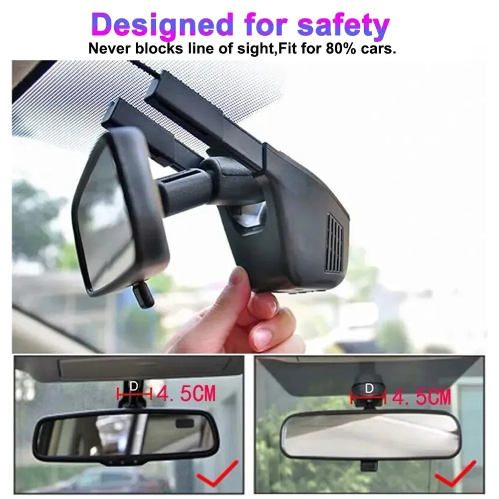 4K 2160P WiFi Car DVR Dash Cam Camera 2K 1600P 1080P 24H Parking Monitor APP Control Car Driving Video Recorder for all cars