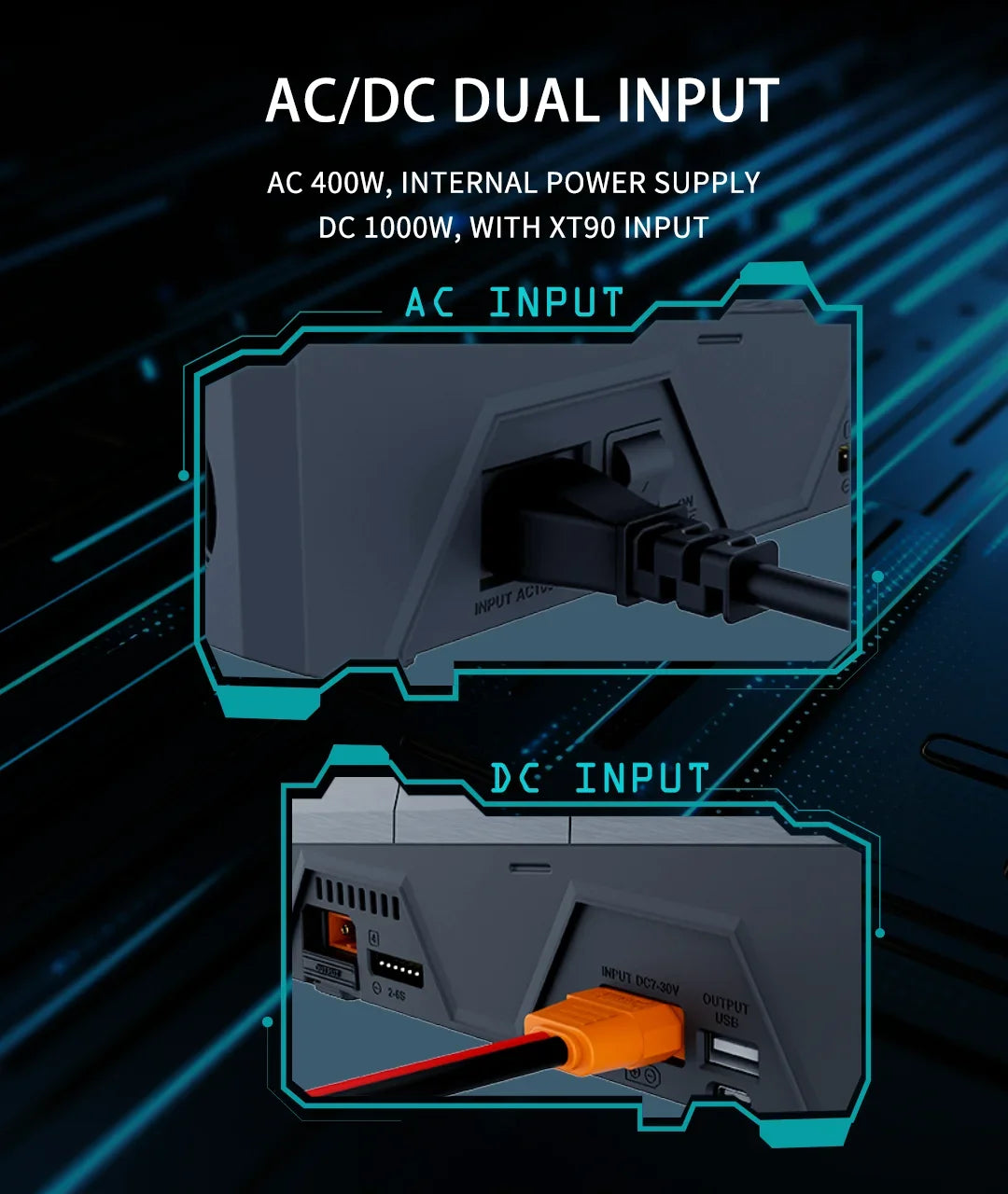 ToolkitRC Q6AC Smart Charger 4CH Output AC/DC Balance Charger For 1-6S Lipo LiHv LiFe Lilon LTO/1-16S NiMH/1-10S PB Battery NEW
