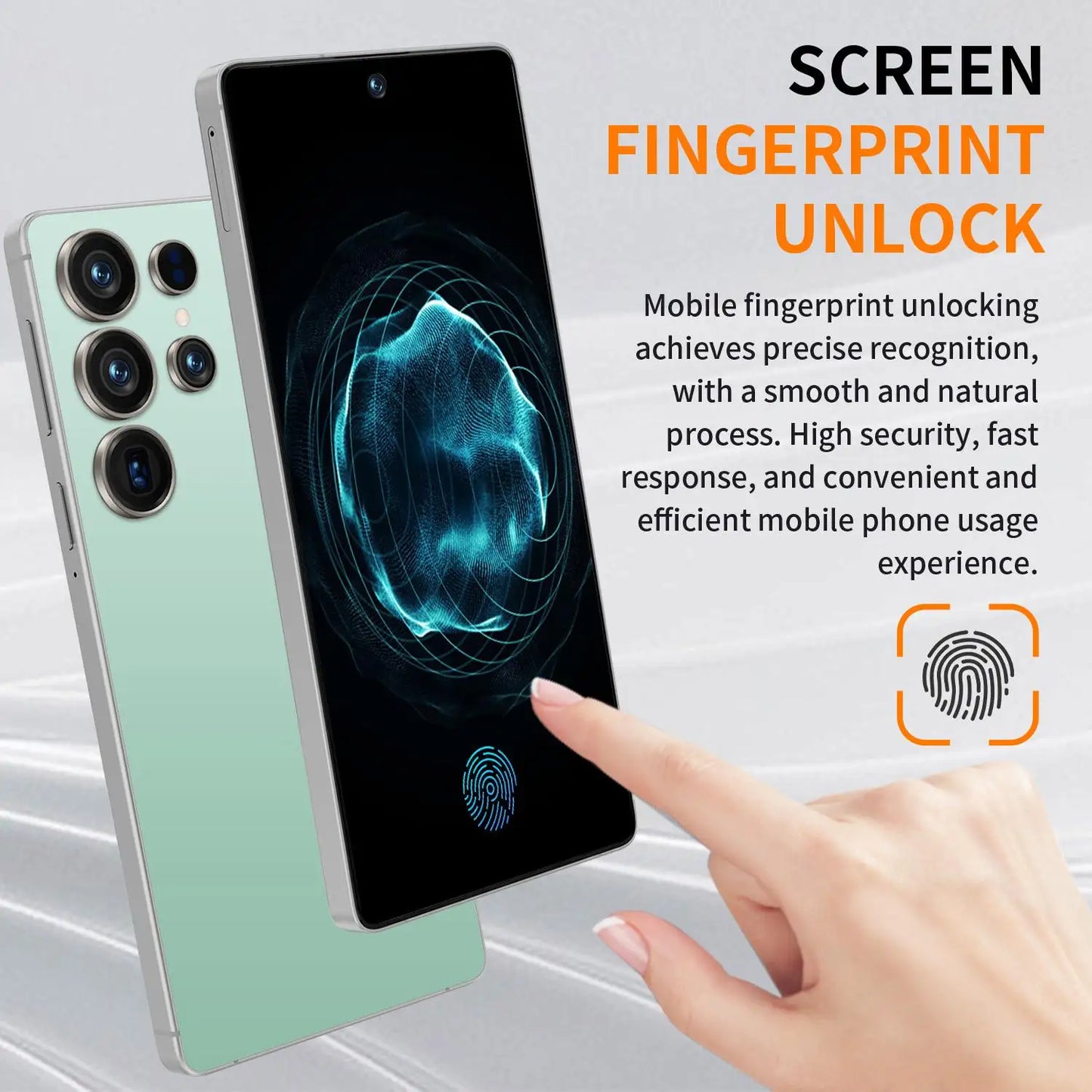 HOT 2025 new S25 Ultra original intelligent 5G dual card dual standby Android 14 system global version phones 8000mAh battery