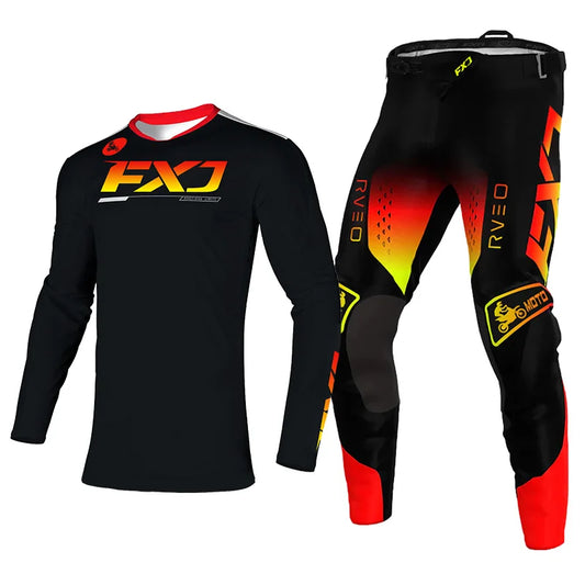 Motocross Jersey Pant white Mens Women pink black Combo racing suit Off-road MX DH ATV gear set Enduro Motorcycle mountain