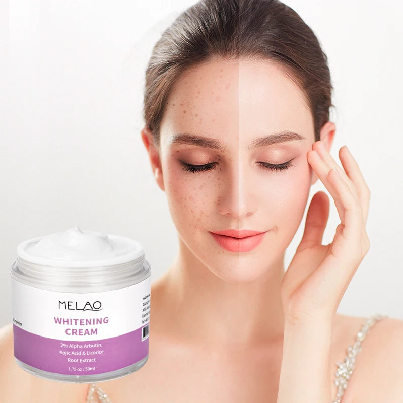 MELAO Whitening Cream Dark Skin Cream Moisturizing Brighten Face Underarm Armpit Knee Body Lotion