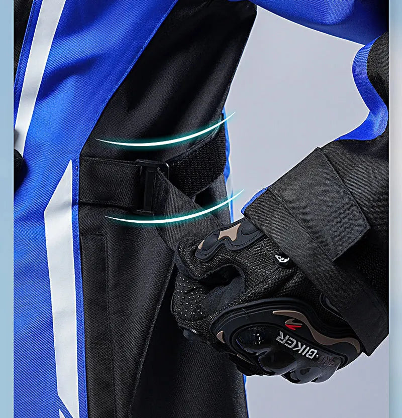 Motorcycle Raincoat Men Women Waterproof Motorcycle Rider Raincoat Suit Moto Raincoat Rain Coat Jacket Pants Biker Rain Set