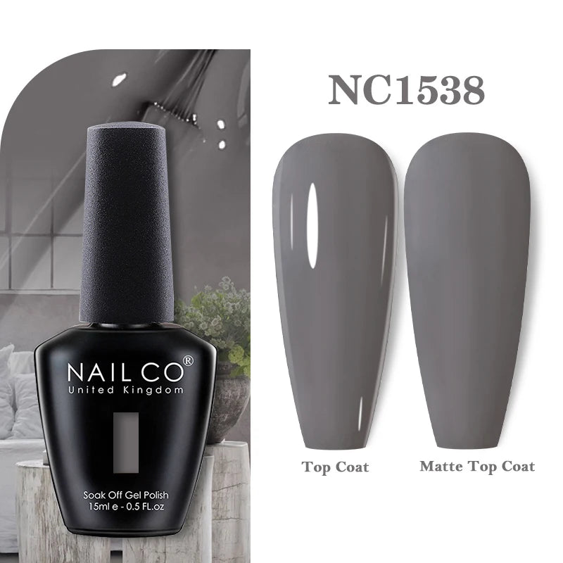 NAILCO Gel Nail Polish 15ml Nail Art Vernis Semi Permanent Soak off UV Gel Polish Gel Manicure Nail Varnish Nail Color Ongles