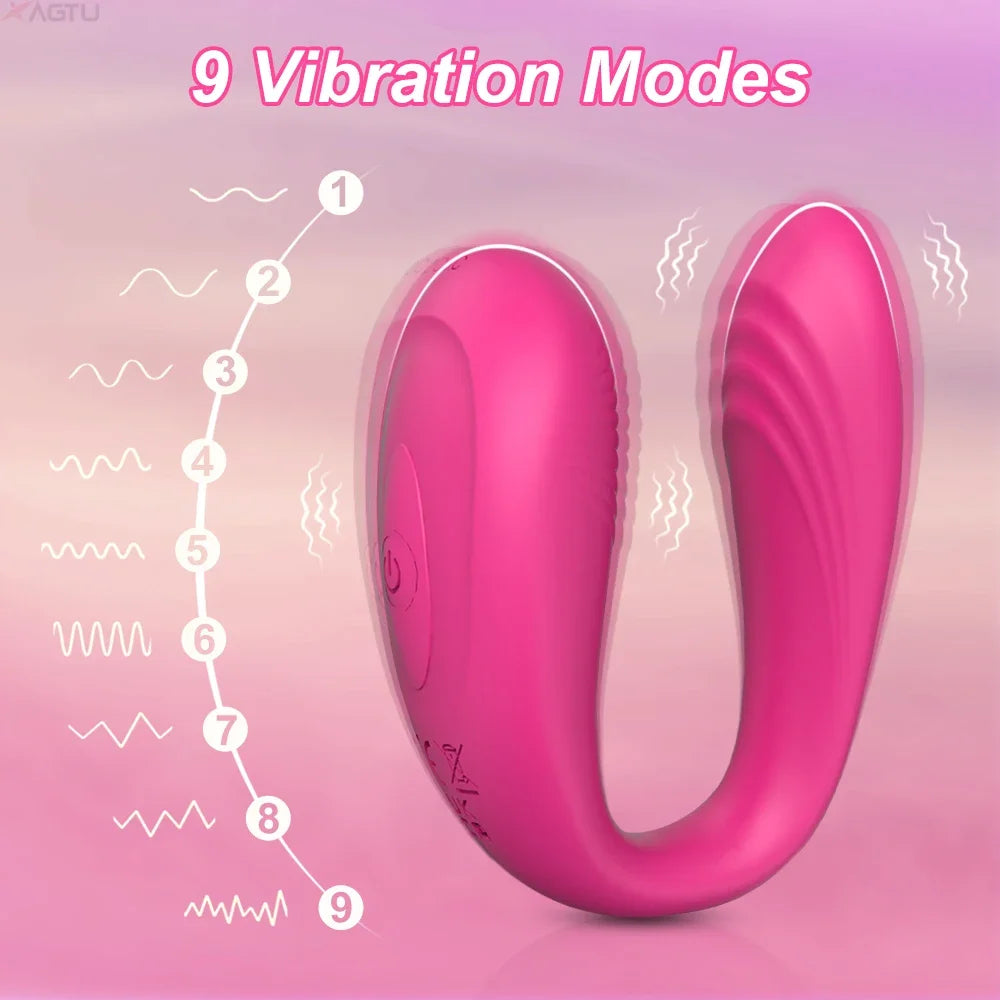 Remote Control Couple Vibrator for Women Clitoris Stimulate Female G-Spot Dual Wearable Vibrating Massage Adult Sex Toys