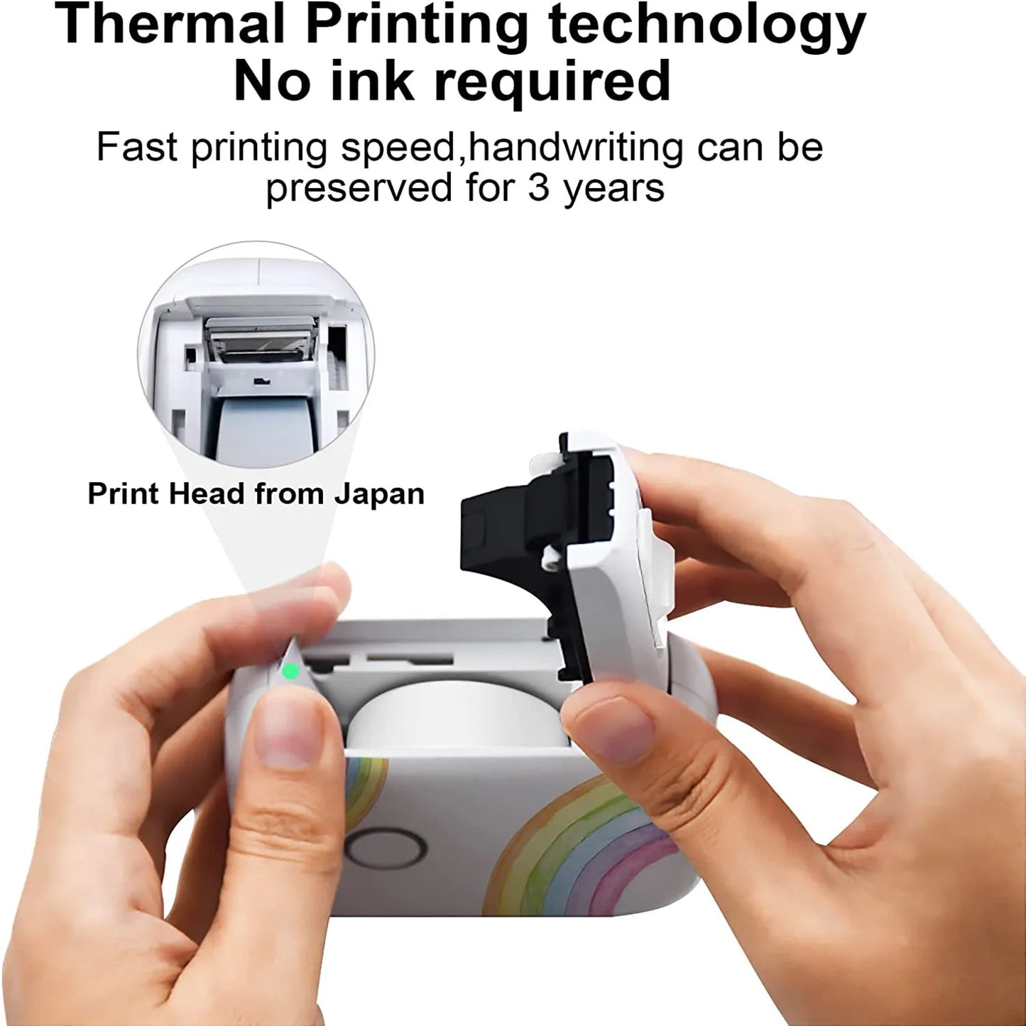 P12 Self Adhesive Sticker Label Printer Portable Labeling Machine Wireless Bluetooth Mini Label Maker with1PK Continuous Paper