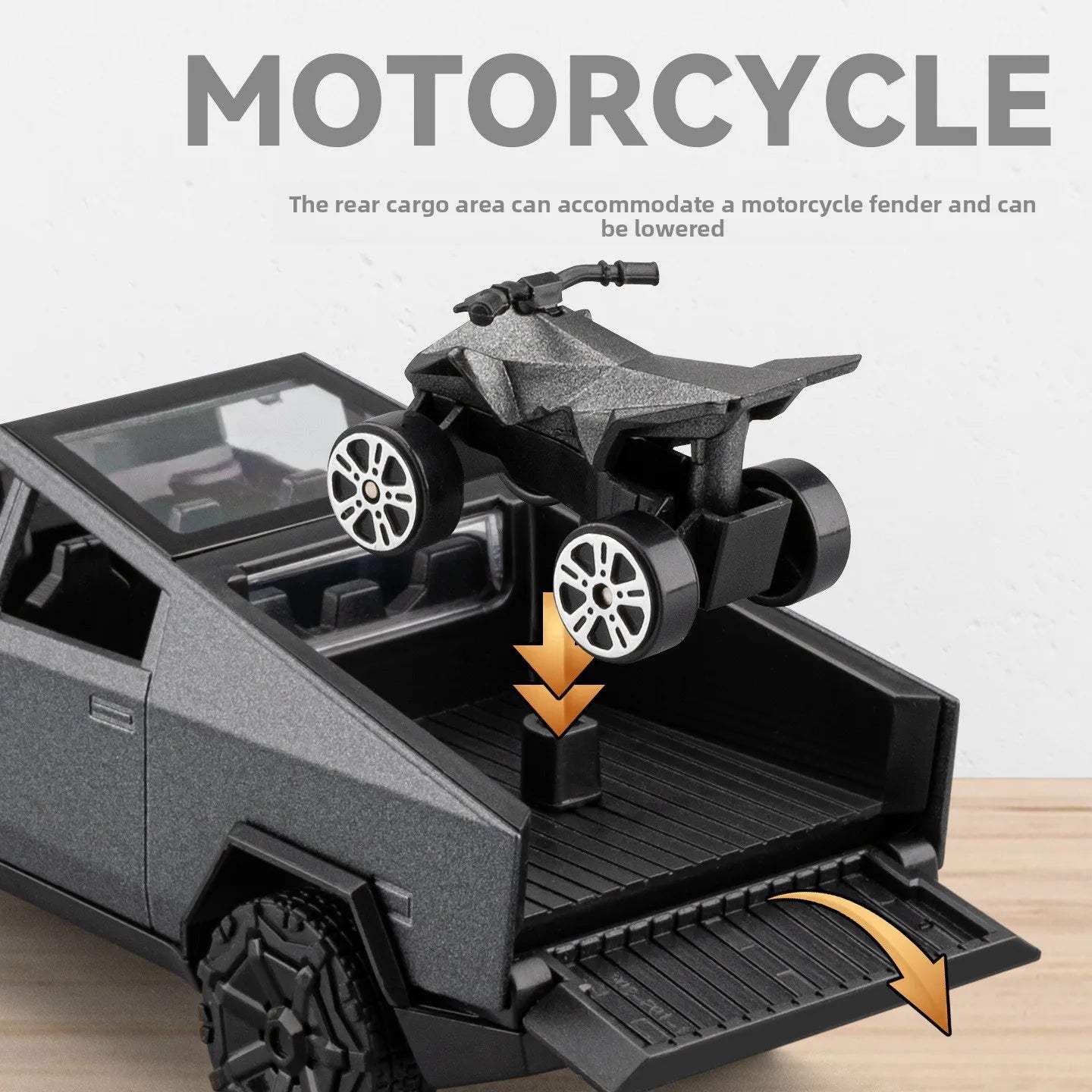 1:36 Realistic Alloy New Energy Pickup RV Model, Pull Back Diecast Toy Car, Collectible Vehicle, Perfect Birthday Gift