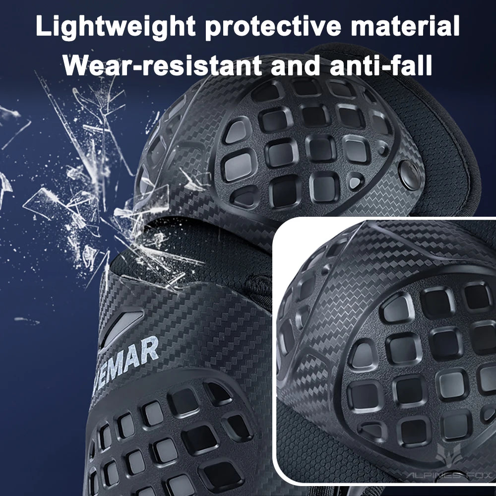 Vemar New Motorcycle Knee Pad Elbow Protective Combo Knee Protector Equipment Gear Four Seasons Outdoor Sport Motocross Knee Pad