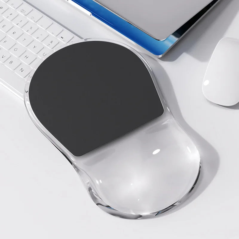 New Ergonomic Mouse Pad Wrist Support Relieve Wrist Pain Gel Mouse Pad Home Computer Anti slip Silicone Rubber Soft Mouse Pad