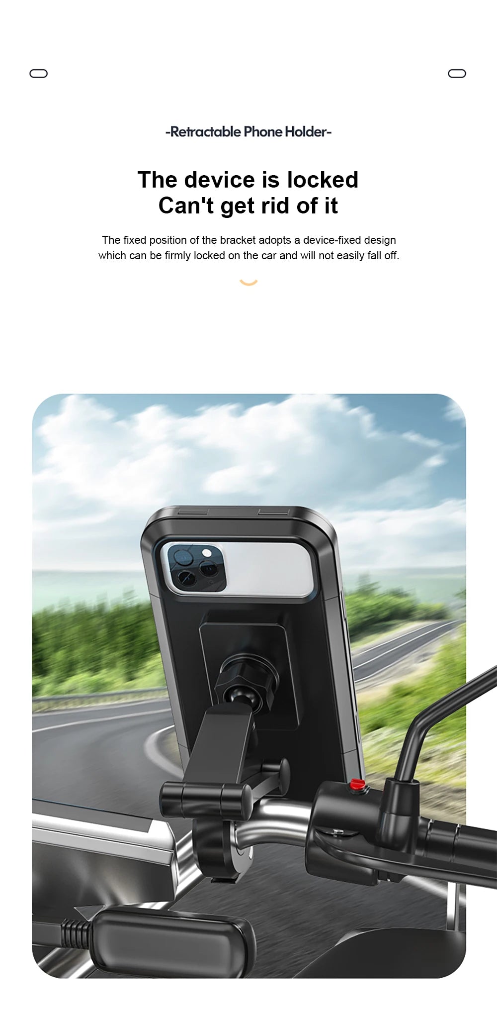 Waterproof Motorcycle Phone Holder Support Universal Gps For Sp Connect Motorcycle Cradle Bmw K 1600 Gtl