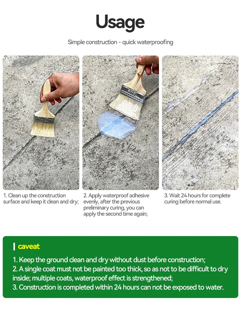Transparent Waterproof Sealant Strong Invisible Waterproof Agent Sealant Leak-Free Glue Adhesive Sealing Coating Repair Tools