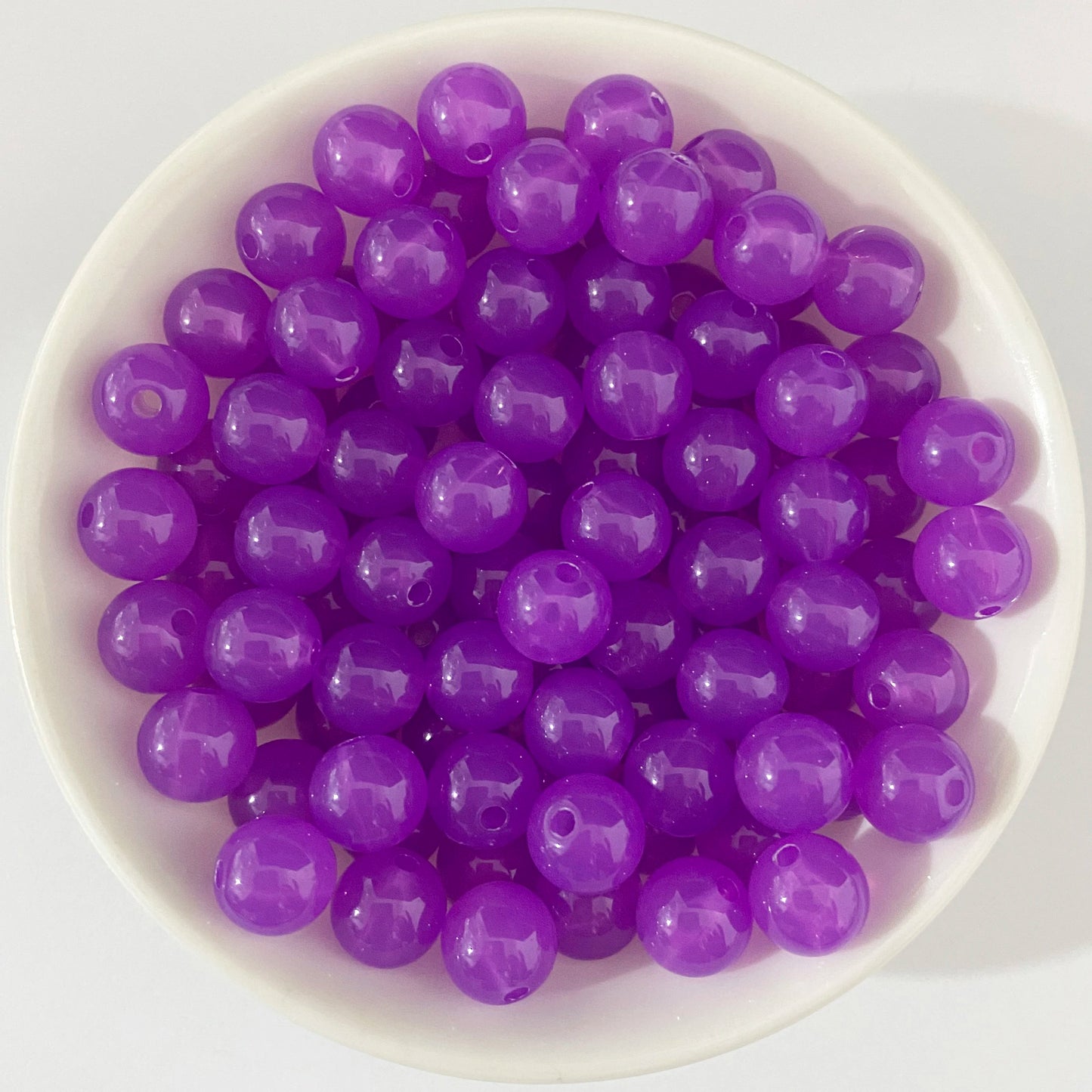 Clear Gumball Bubblegum Acrylic Round Ball Spacer Beads 6 8 10MM Pick Size For Jewelry Making