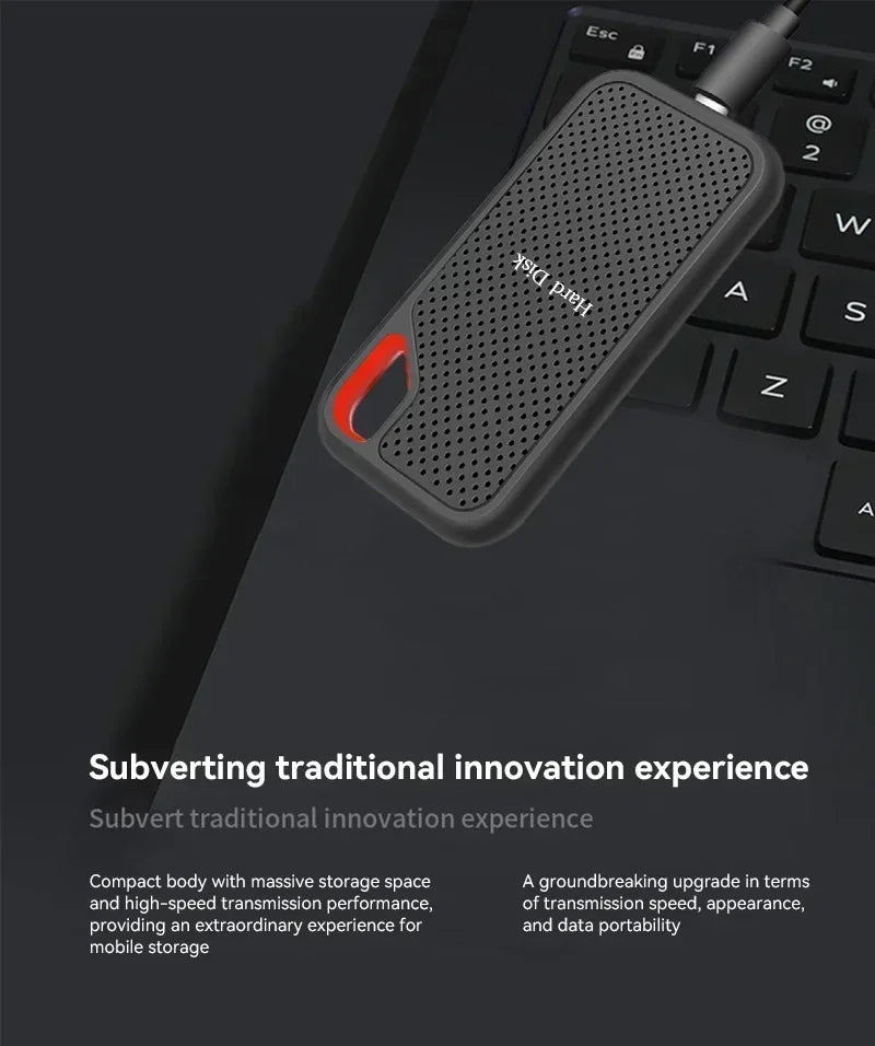 Portable SSD 128TB High-quality Hard Drive 1TB/2TB Original Hard Disk USB 3.1 High Speed Storage Device for Laptop/PC/Phone/Mac