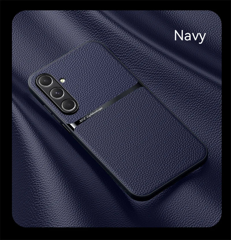 PU Leather Magnetic Case for Samsung Galaxy M35 A16 A36 A56 A15 5G A25 A35 A55 Protective Cover Hard Shell Coque Fundas