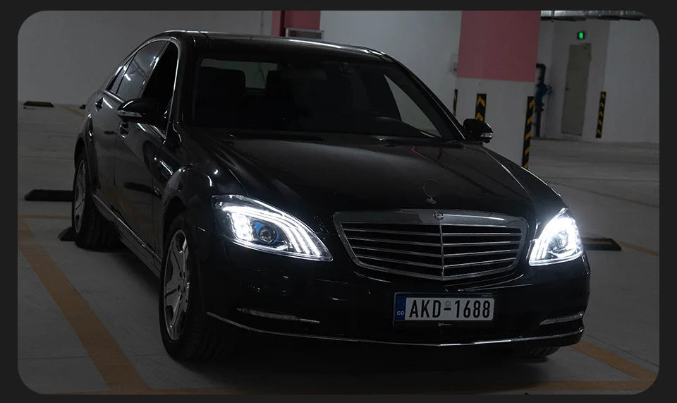 Car Lights for W221 2006-2013 S Class LED Auto Headlight Assembly Upgrade W222 Maybach Style Design Signal Lamp Accessories