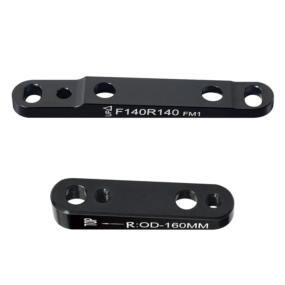 Flat Mount Disc Brake Adapter Road Bike Disc Brake Adapter Front/Rear Aluminum Alloy 140 Or 160 Reversible For 140mm 160mm Rotor