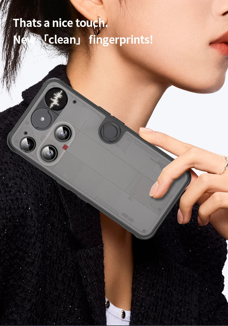 New!!! Elegant and Fashionable Armor Bumper Shockproof Phone Case For Nothing Phone 3 Silicone Hard Cover
