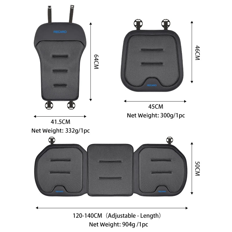 Car Seat Cushion Cover Backrest Protective Pad Accessories For Recaro Racing Auto Accessories