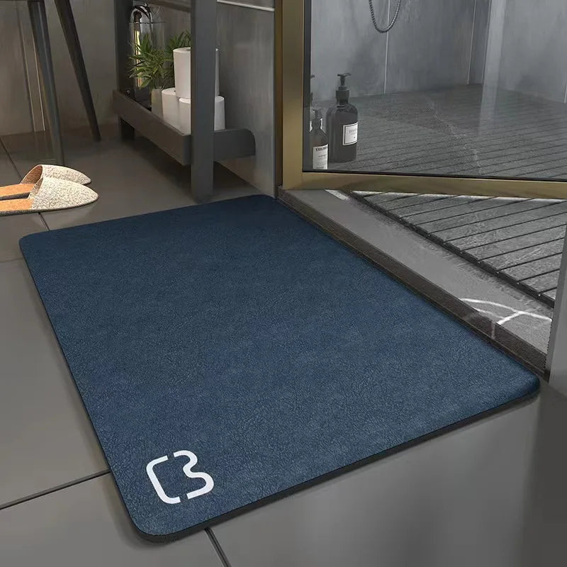 Bathroom Absorbent Floor Mat, Entrance Door Foot Mat, Bedroom Living Room Non Slip Mat