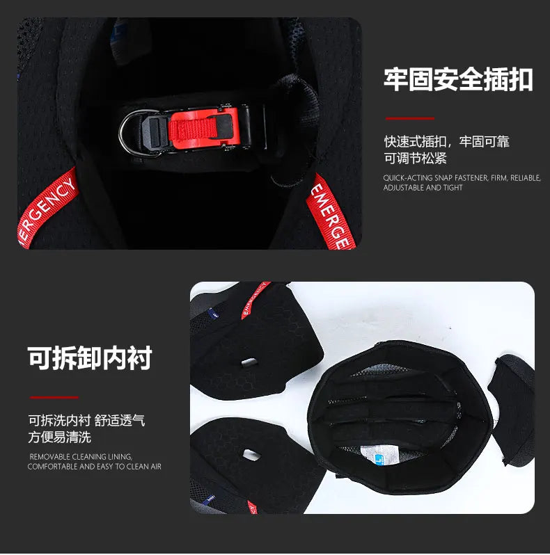 ICE.BEACON Anti fog 3C certification national standard locomotive Motorcycle big tail racing double lens helmet fashion trend pe