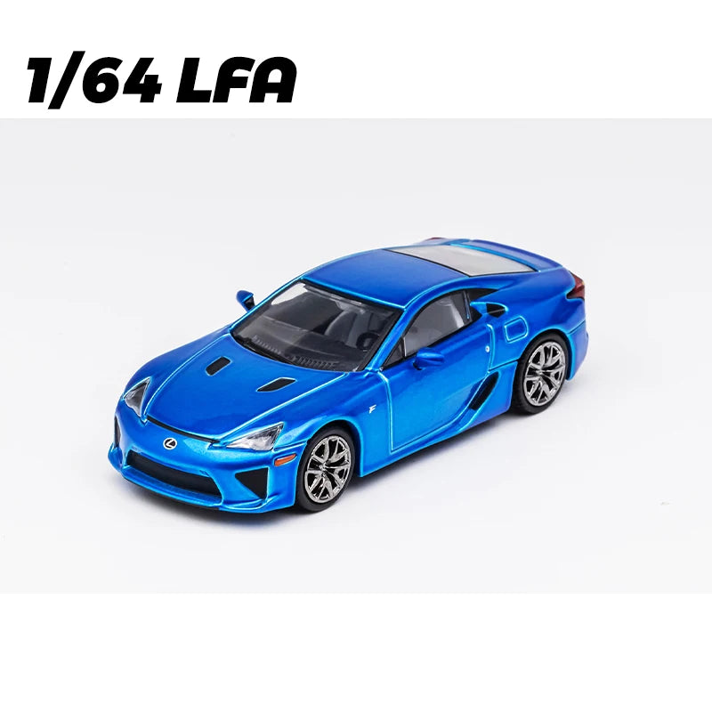DCT 1/64 LFA Model Car Vintage Sports Vehicle Diecast Car Hobby Collection Toy With Display Case For Adults