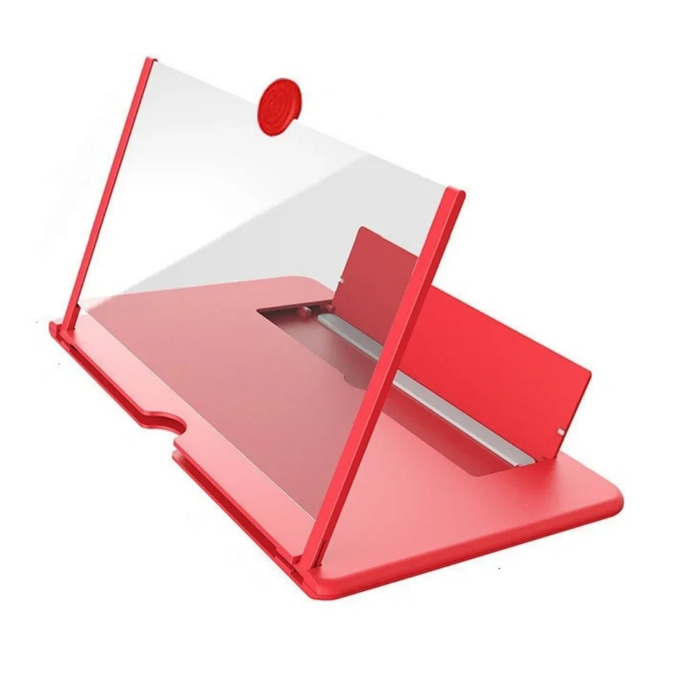 2025 Newest 12/10 inch HD Mobile Phone Screen Video Magnifier 3D Screen Amplifier For Phone Holder Enlarged Screen Phone Stand