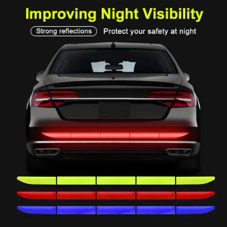 Reflective Car Sticker 90cm Reflective Warning Safety Tape Anti Collision Night Warning Reflective Sticker for Automobile Trunk