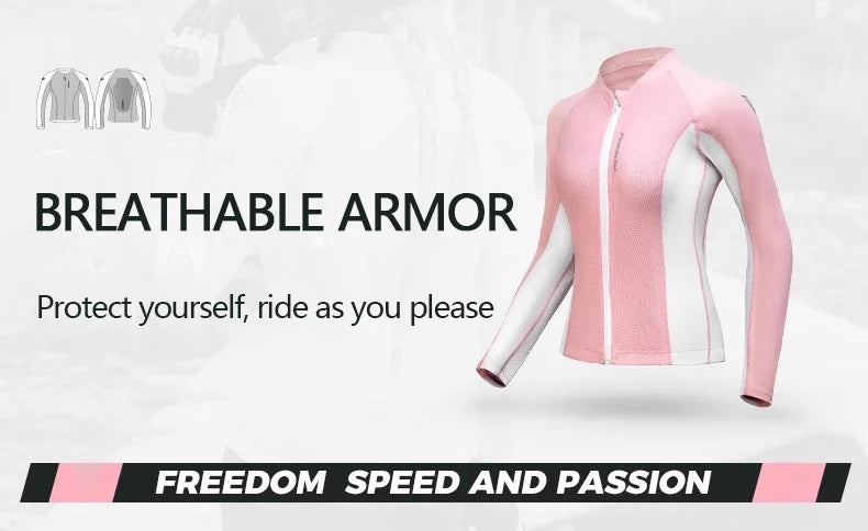 Motorcycle riding suits, all-season mesh breathable, spring and summer women's fitted, anti-drop, quick-drying clothes