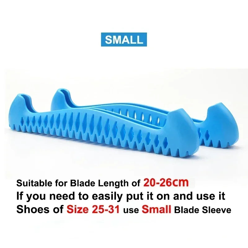 Adjustable TPU Ice Skating Blade Covers Walkable Figure Skate Ice Skate Hockey Skates Prevent Puncture Scalable Blade Sleeve