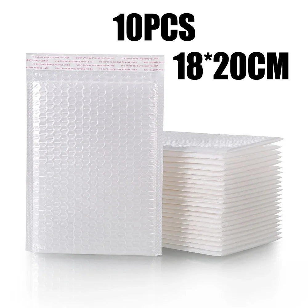 10-100PCS Bubble Mailers Wholesale White Padded Envelope for Packaging Mailing Gift Self Seal Shipping Bags Bubble Envelope