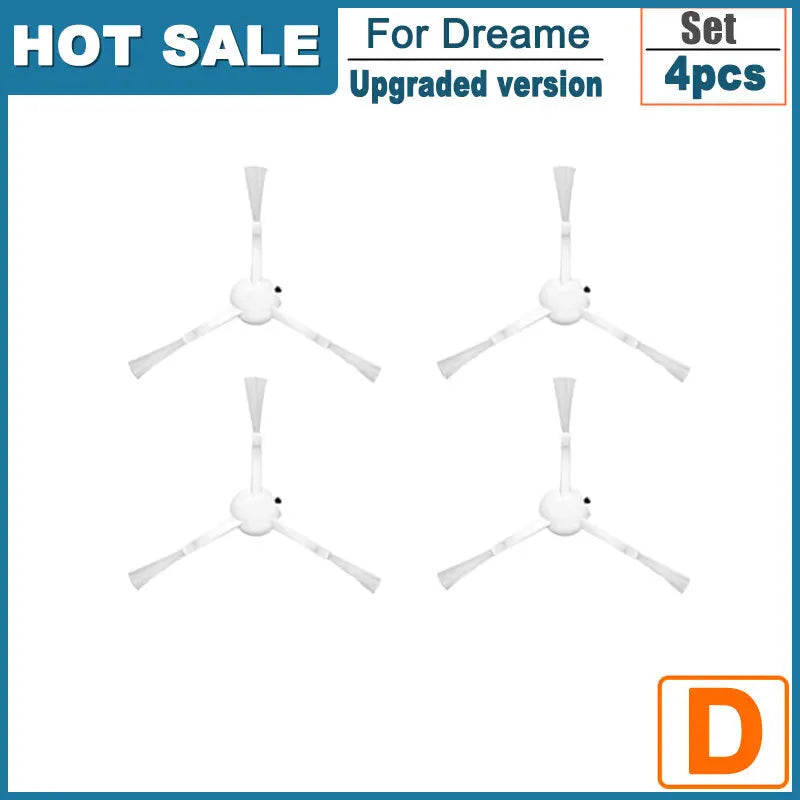 Fit For Dreame D9, D9 Max, L10 Pro, Trouver LDS Finder Roller Side Brush Mop Hepa Filter Vacuum Cleaner Accessory Part