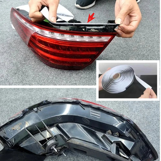 Butyl Rubber Glue Sealant 4m Waterproof Black Tape For RV Car Headlamps Window Door Windshield Headlight Retrofit Hot