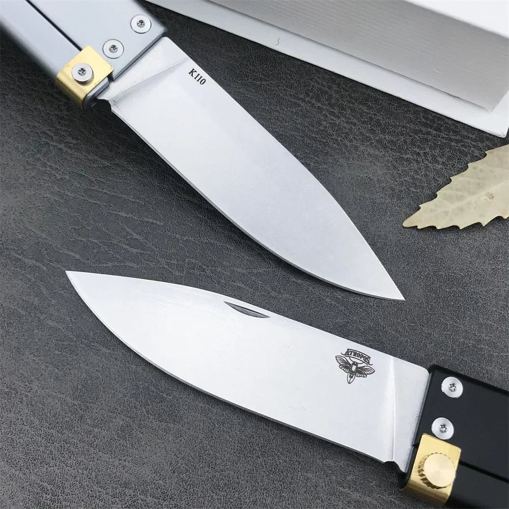 ATROPO Trapper Tactical Folding Pocket Knife D2 Sharp Blade Aluminum Alloy Handle Outdoor Pocket Hunting Survival Knife EDC Tool