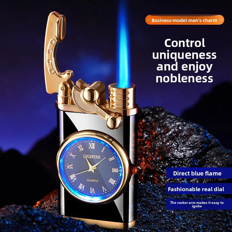 Multifunctional Electronic Watch Lighter Men Creative Gift Watch Lighter Combo Multi Use Trending Gadget