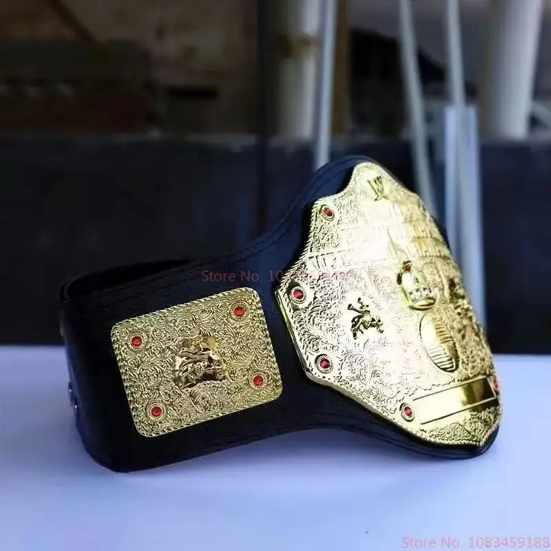 High Quality Boxing Champion Belt Toys Championship Gold Belt Ornaments Occupation Wrestling Gladiator Cosplay BoyBirthday Gift