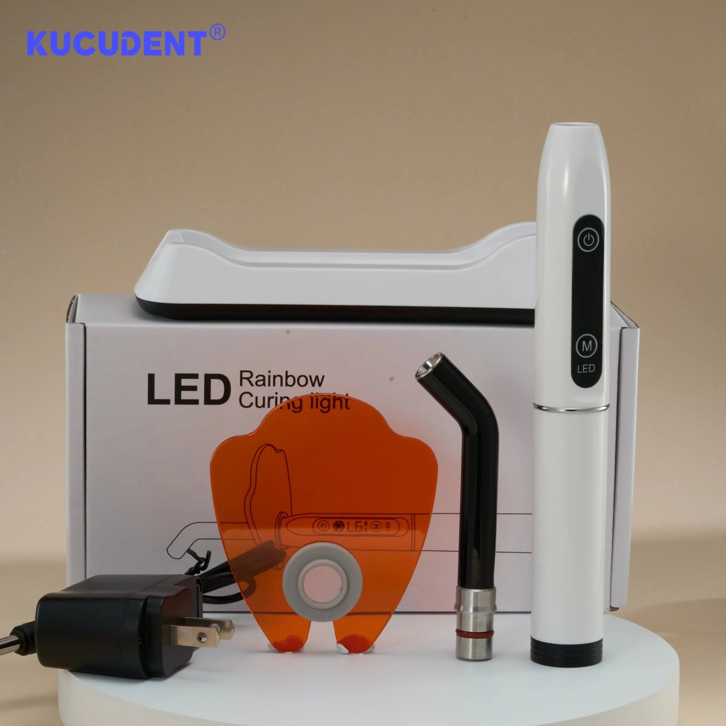 LED Cordless Curing Light Rechargeable Energy Efficient Curing Dental Resin Cure Machine  Lamp for Professional Dental Treatment