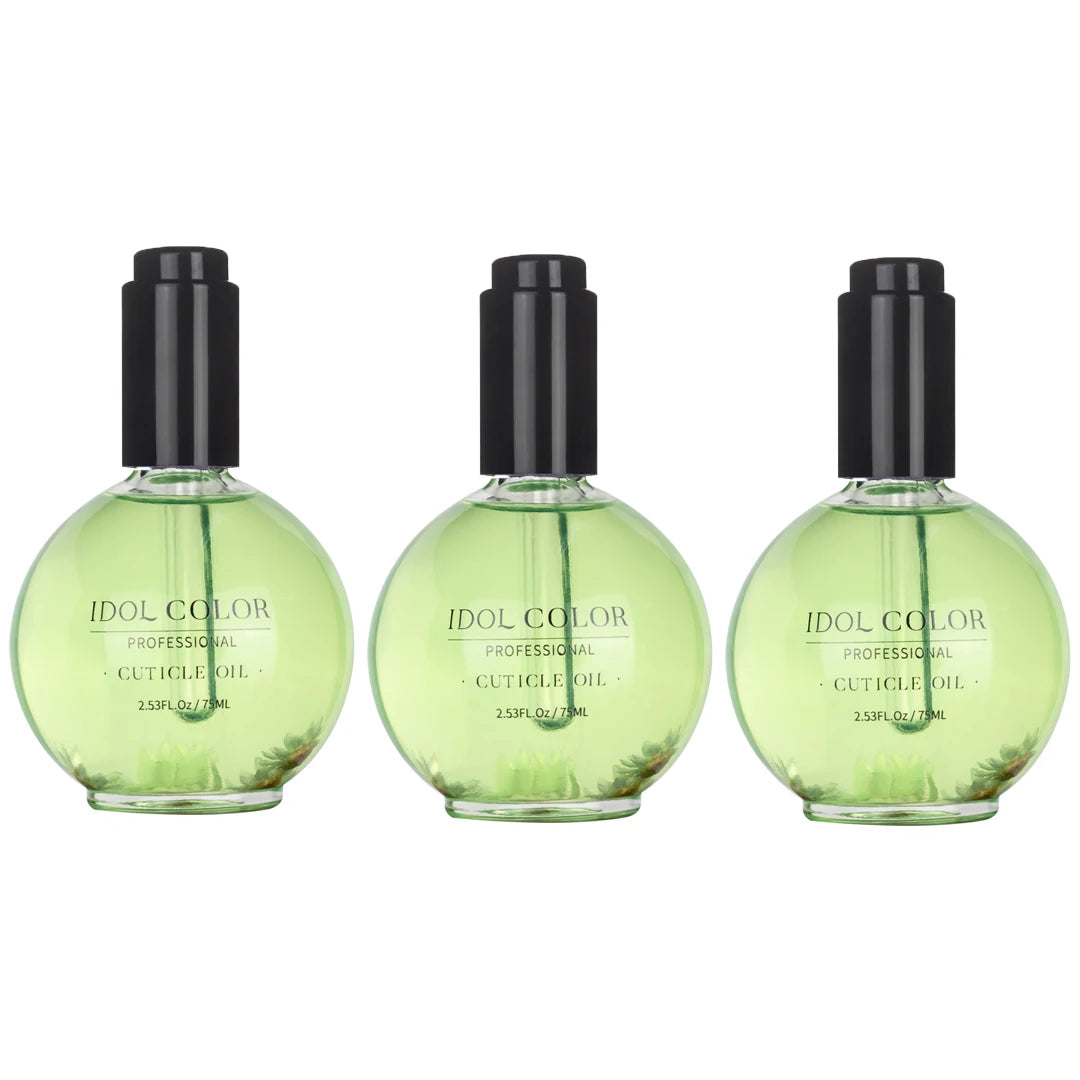IDOL COLOR Cuticle Oil, 2.56 FL Oz, Repairs and Restores Cuticles - Organic Spa Treatment - For Stronger, Healthier Nails