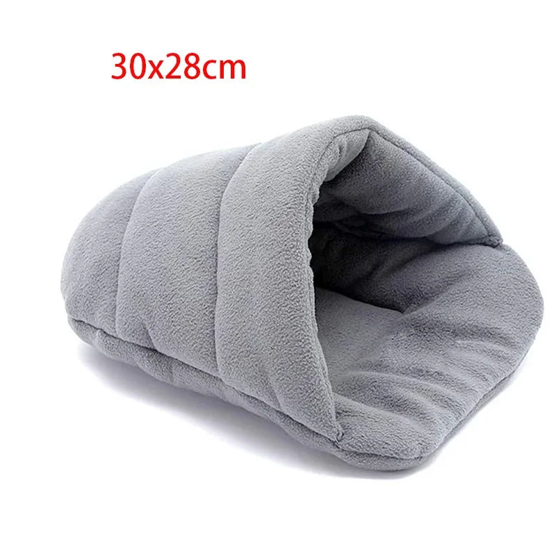 Guinea Pig Warm Bed Rabbit House Hamster Sleeping Bag Small Pet Cave Nest Soft Fleece Slippers Bed Small Pets Supplies